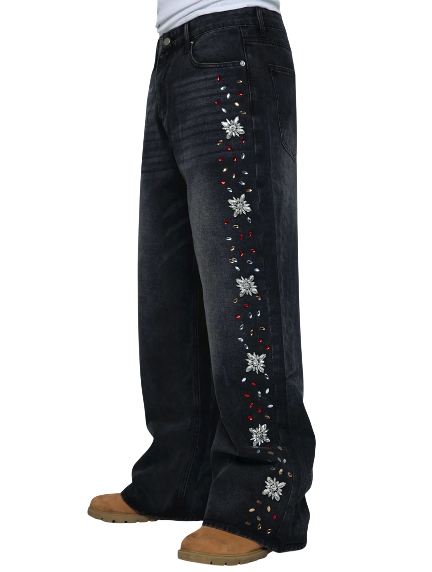FRATERNAL BLACK INTERSTELLAR JEANS
