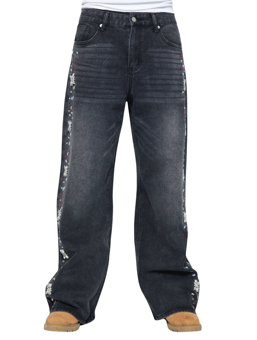 FRATERNAL BLACK INTERSTELLAR JEANS