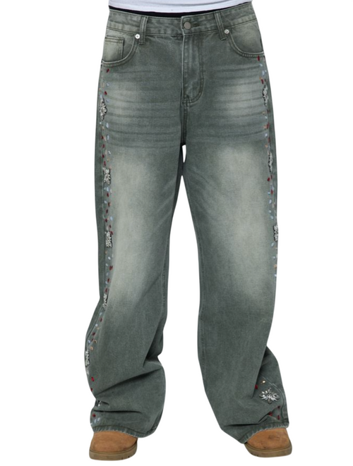 FRATERNAL GREY INTERSTELLAR JEANS