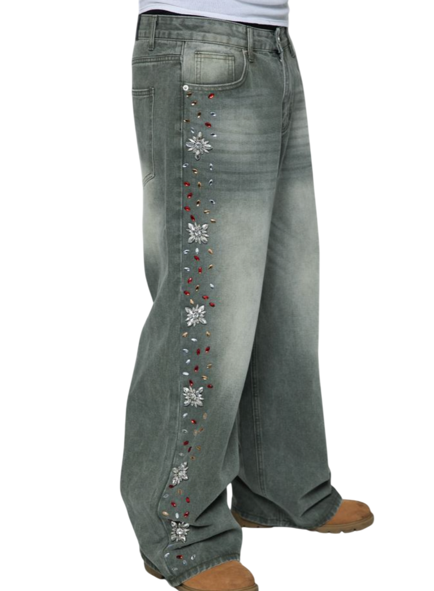 FRATERNAL GREY INTERSTELLAR JEANS