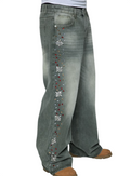 FRATERNAL GREY INTERSTELLAR JEANS