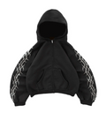 BRAVEST STUDIOS TRIBAL ZIP UP HOODIE BLACK