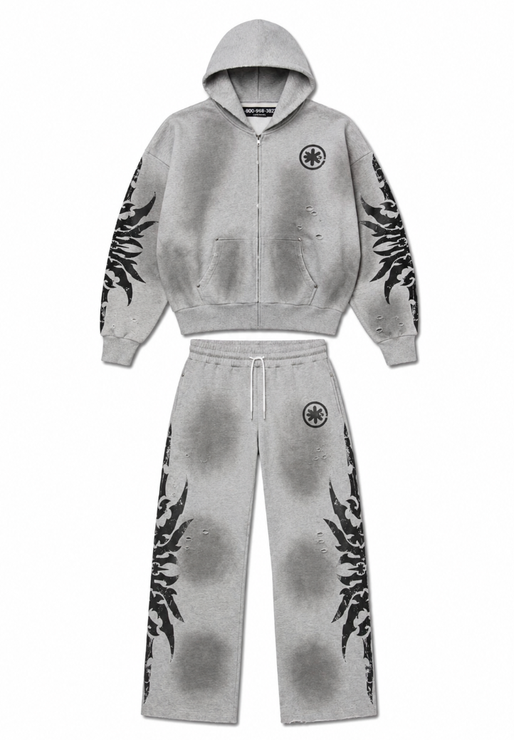 LOST SHDWS COMPLEXCON SWEATSUIT DIRTY GREY