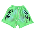 HELLSTAR GREEN FLAME SHORTS