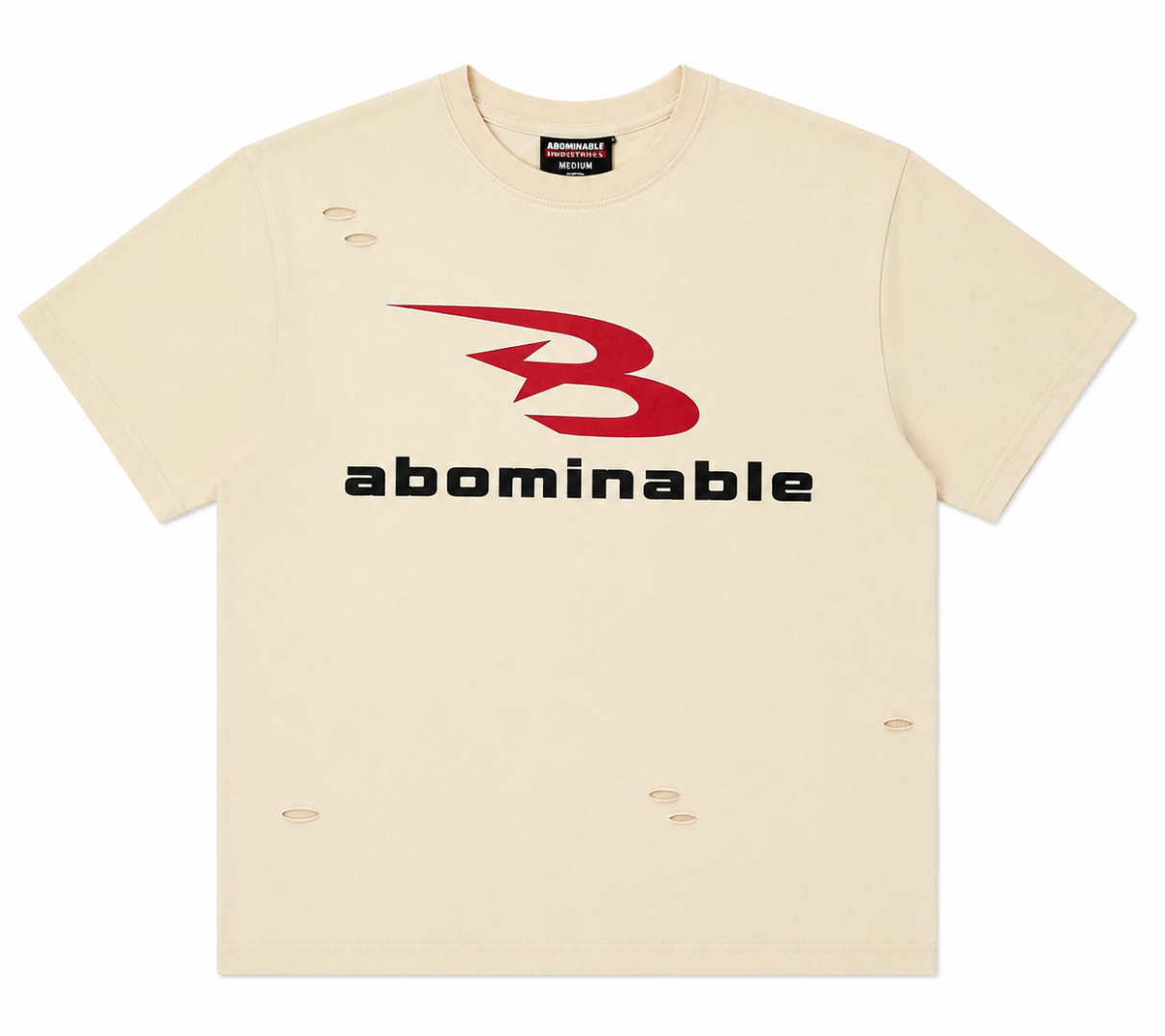 ABOMINABLE CREAM TEE