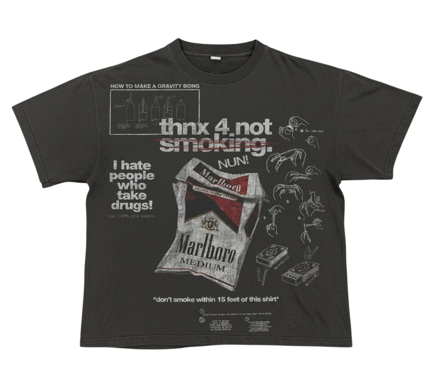 THNX FOR NOTHING HYPOCRITE TEE