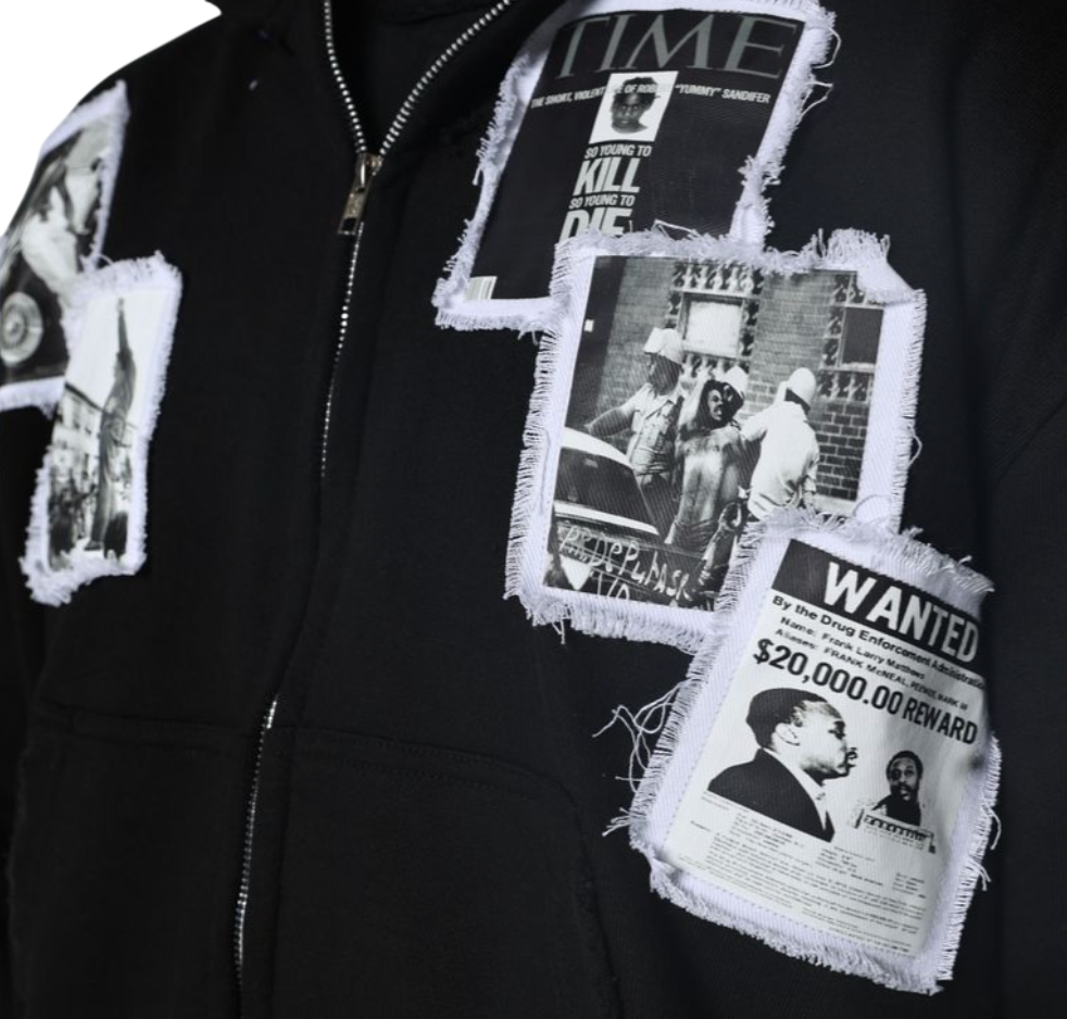 FRATERNAL BLACK WATTBA HOODIE