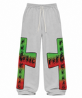 FRATERNAL GREY BLACK OF FAITH SWEATPANTS