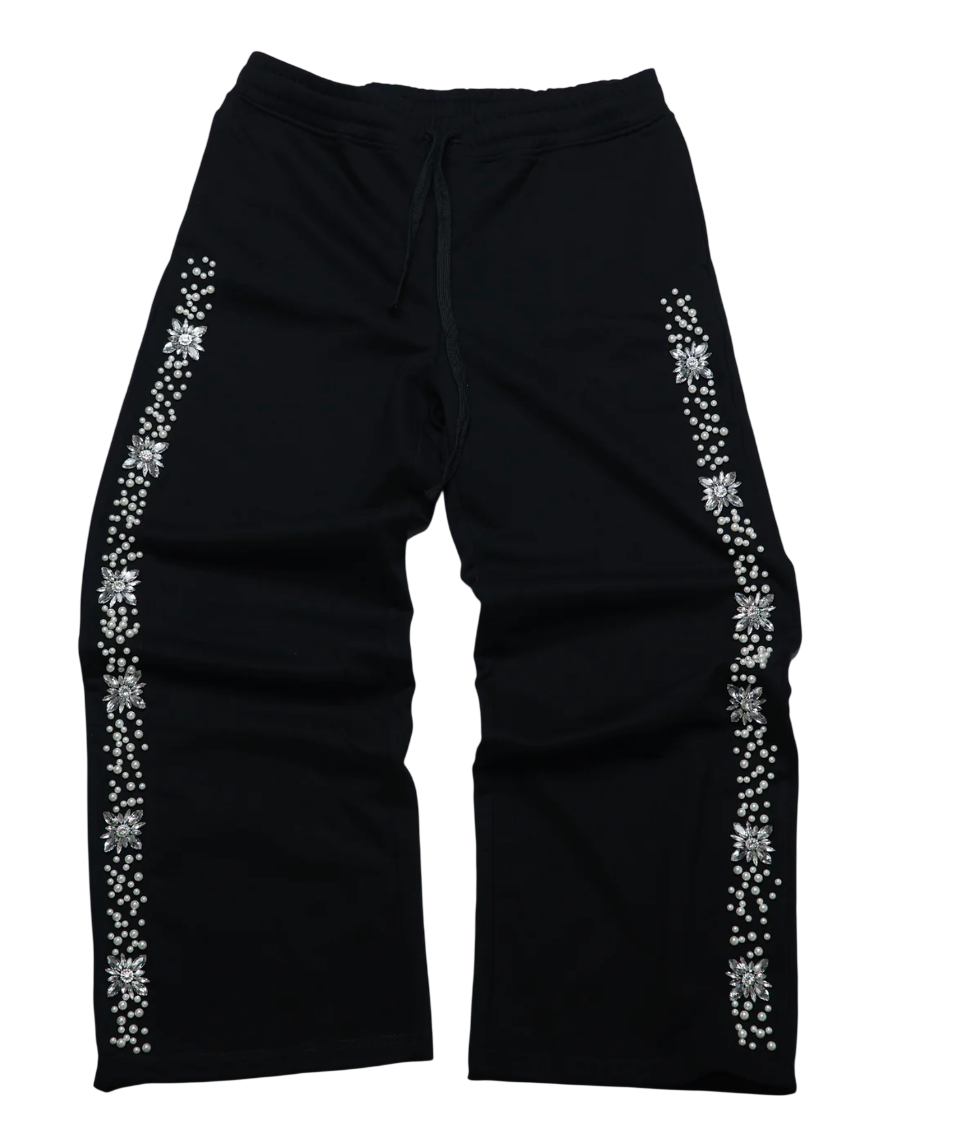 FRATERNAL BLACK WHAT THE PEARL PANTS