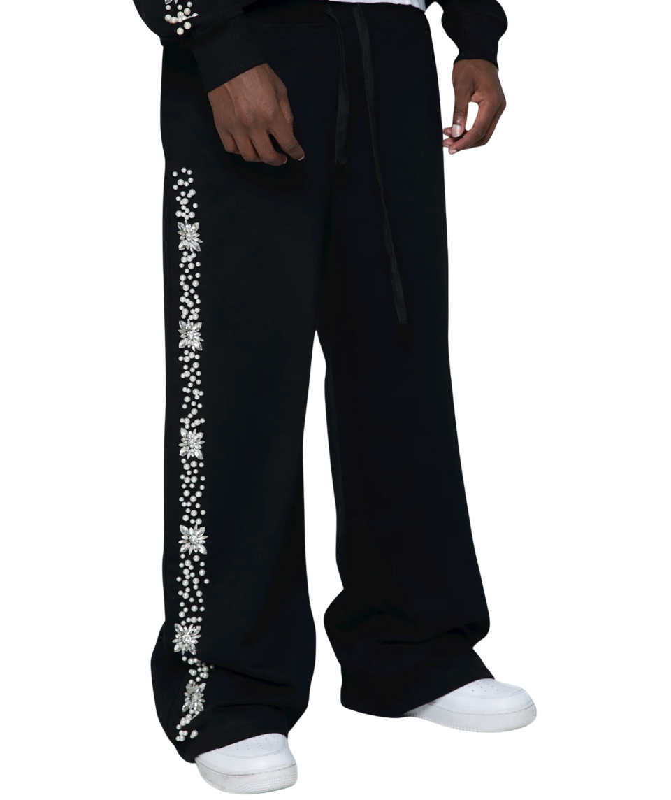 FRATERNAL BLACK WHAT THE PEARL PANTS