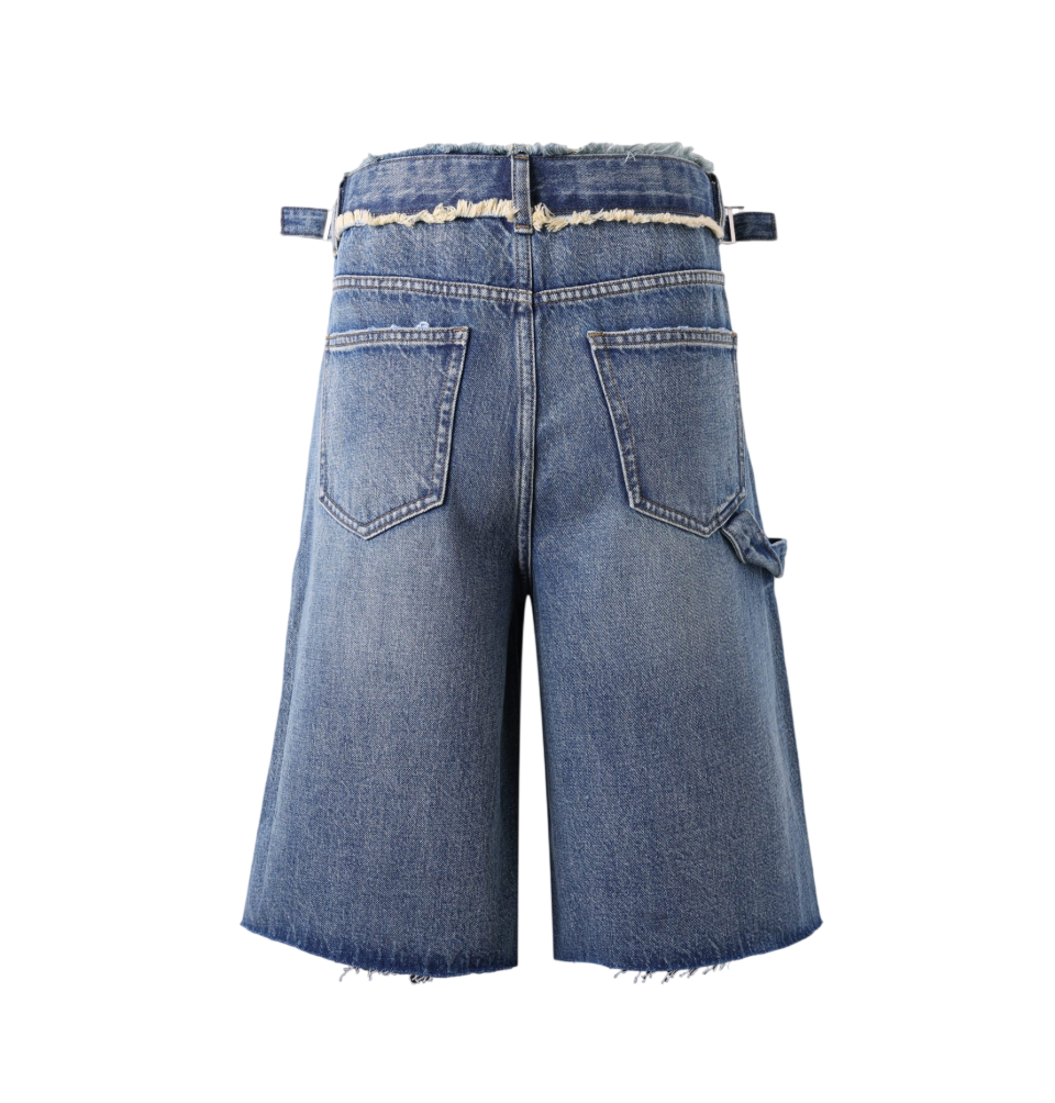 LOST INTRICACY BLUE CARPENTER SHORTS