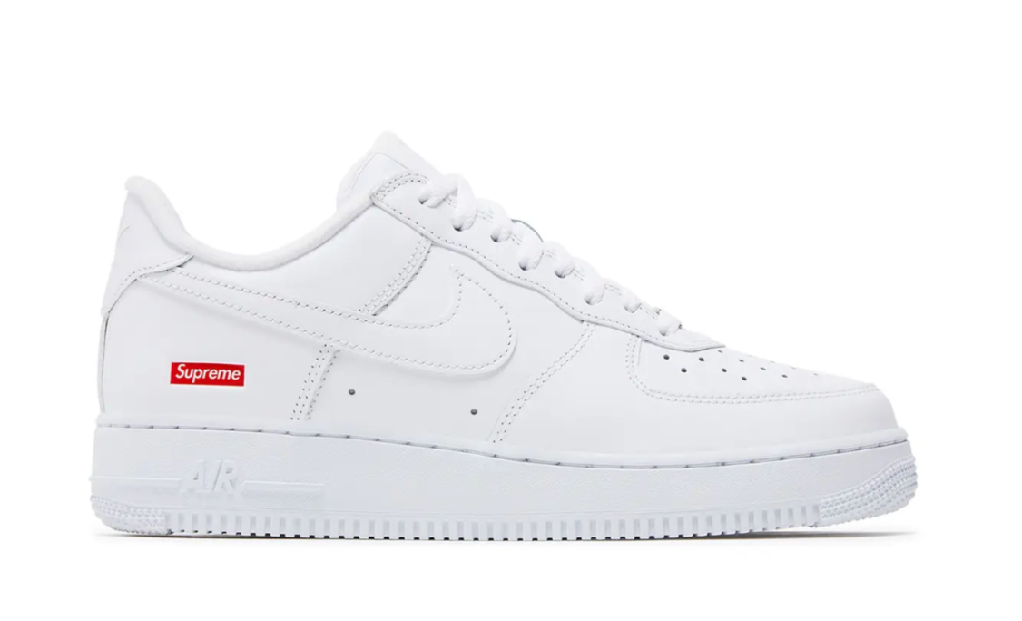 NIKE AIR FORCE 1 LOW SUPREME WHITE