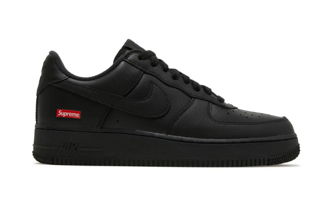 NIKE AIR FORCE 1 LOW SUPREME BLACK