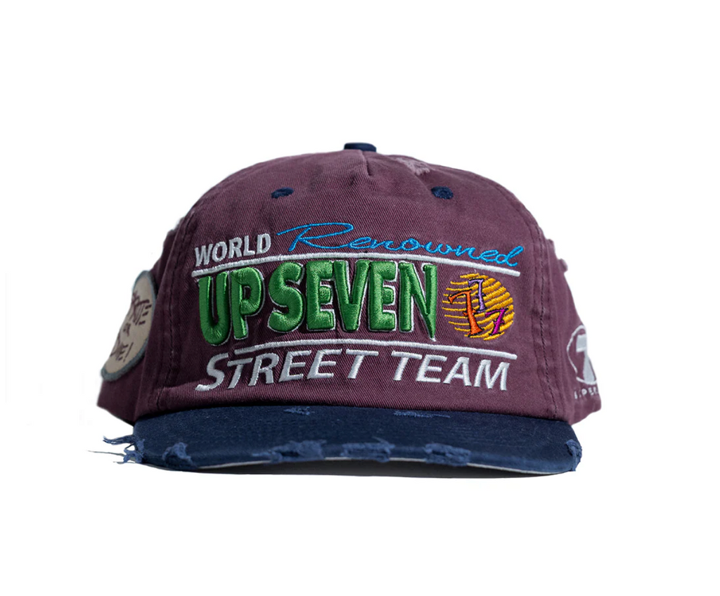 UP7SKATE PLUM INTL STREET TEAM HAT