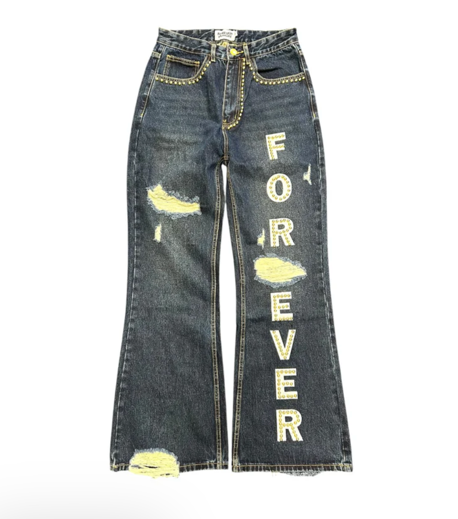 FOREVER DENIM DEEP BLUE JEANS