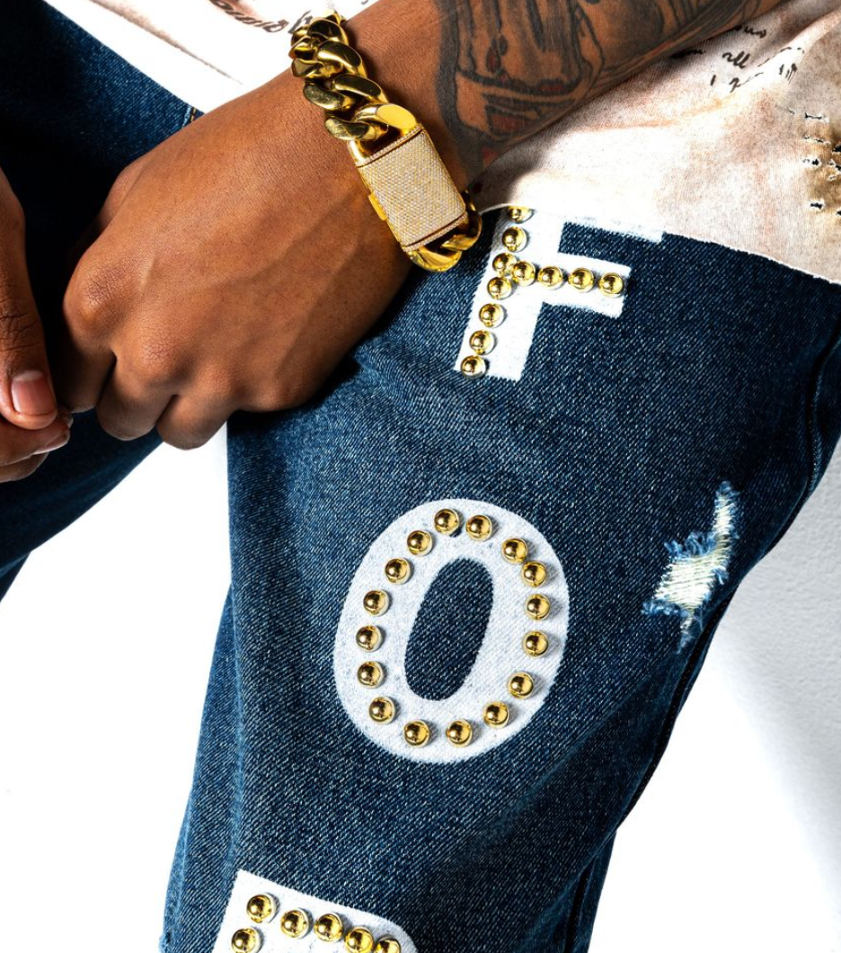 FOREVER DENIM DEEP BLUE JEANS