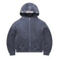 BRAVEST STUDIOS GREY SAPPHIRE ZIP UP HOODIE