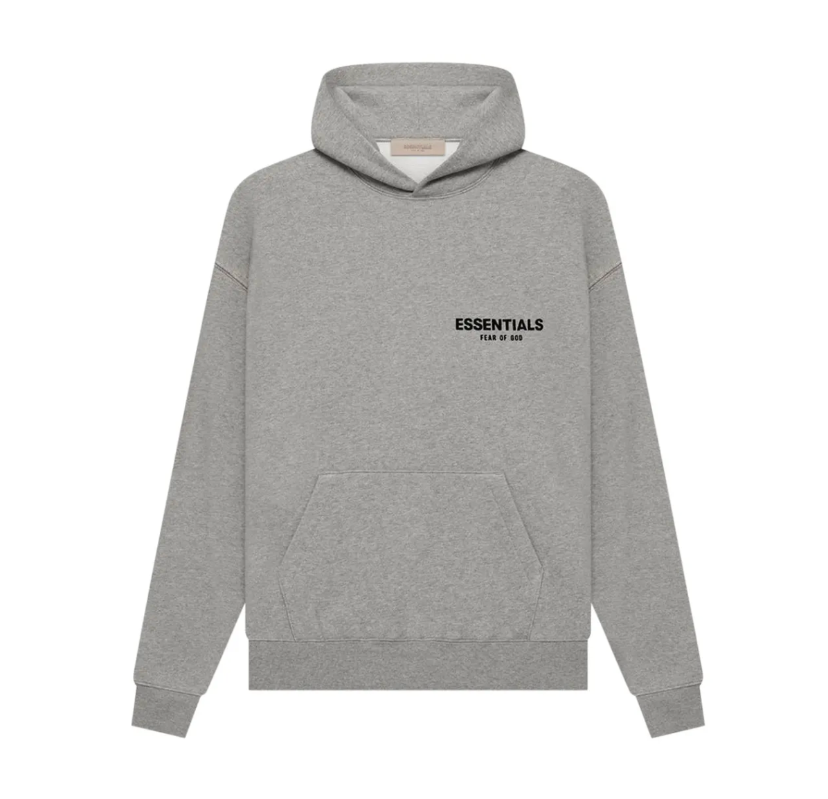 ESSENTIALS DARK OATMEAL HOODIE