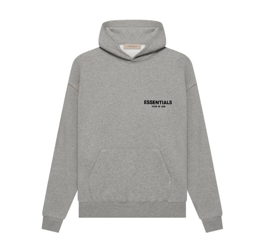 ESSENTIALS DARK OATMEAL HOODIE