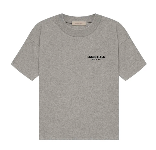 ESSENTIALS DARK OATMEAL TEE