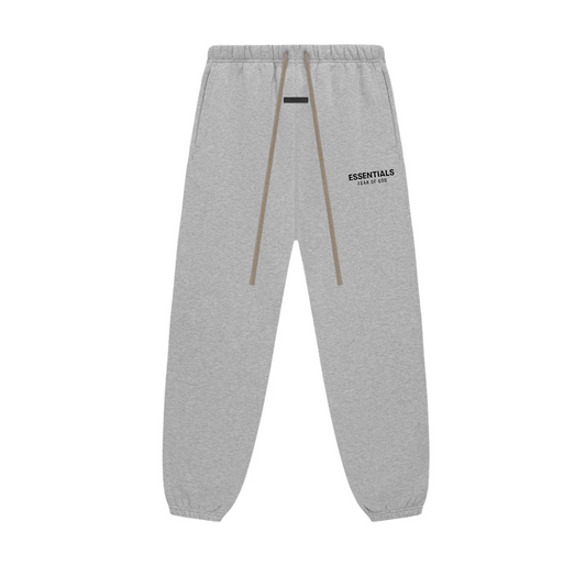 ESSENTIALS LIGHT HEATHER GREY SWEATPANTS