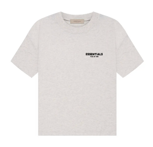 ESSENTIALS LIGHT OATMEAL TEE