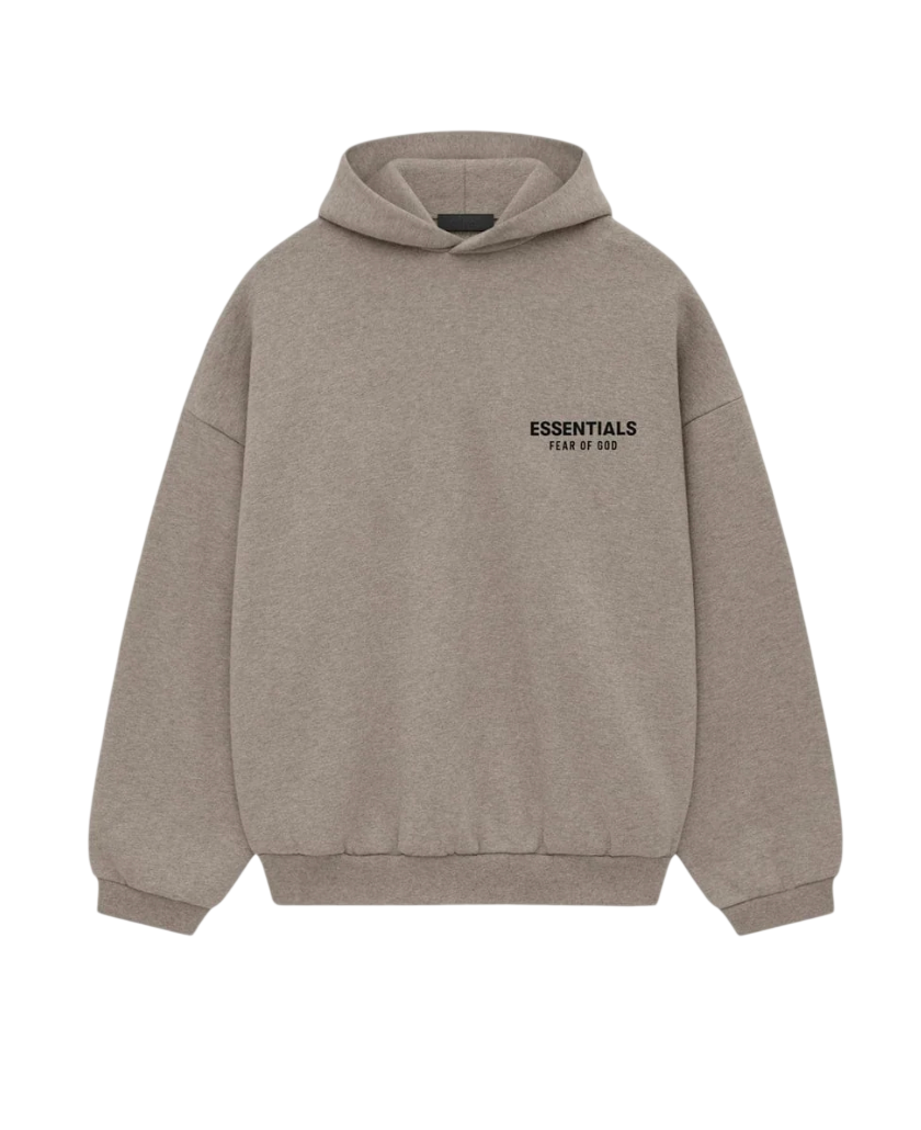 ESSENTIALS HEATHER GREY HOODIE