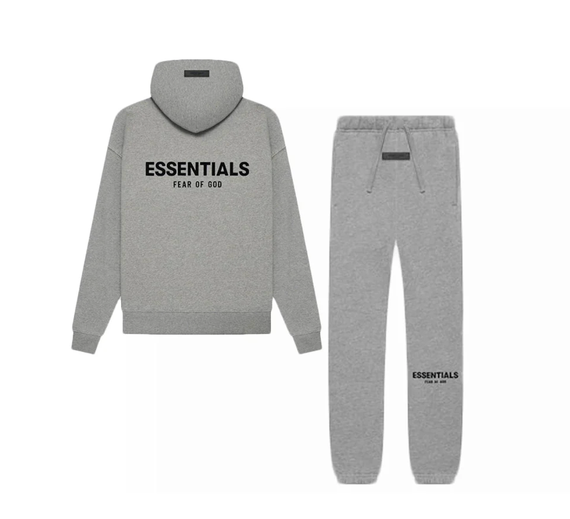 ESSENTIALS DARK OATMEAL SWEATSUIT