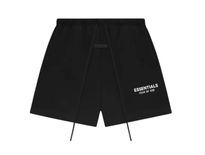 ESSENTIALS JET BLACK SHORTS