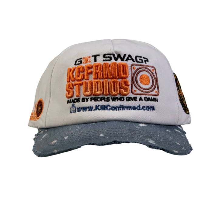 KILL CONFIRMED VINTAGE DENIM BLUE UNSTRUCTURED HAT