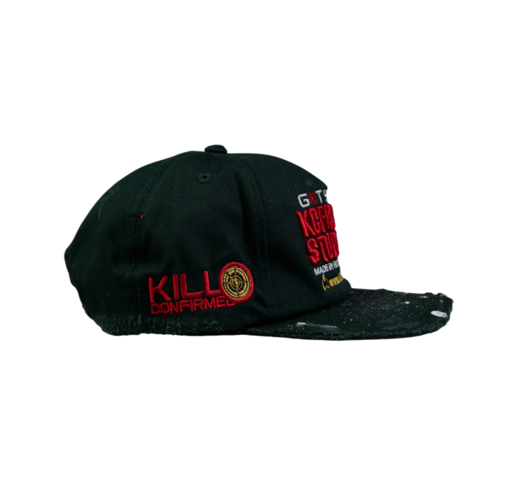 KILL CONFIRMED FOREST GREEN UNSTRUCTURED HAT