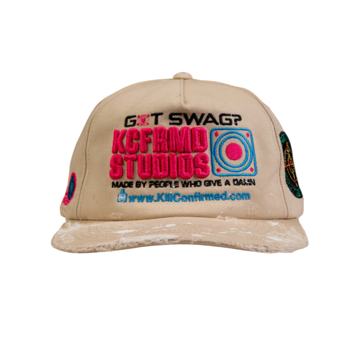 KILL CONFIRMED VINTAGE KHAKI UNSTRUCTURED HAT