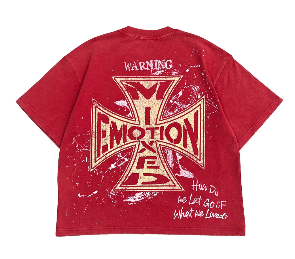 MIXED EMOTION RED CRIMSON TEE