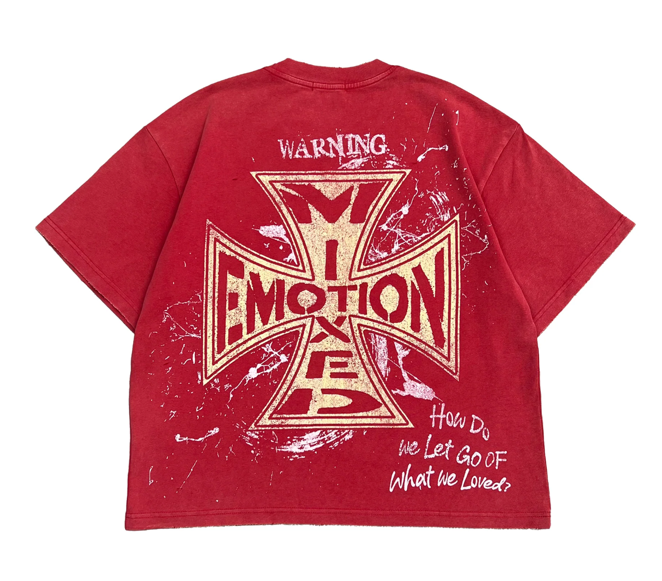 MIXED EMOTION RED CRIMSON TEE