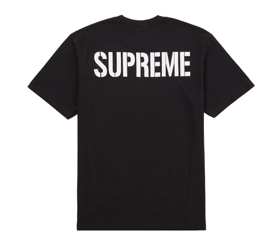 SUPREME WORLD FAMOUS TEE BLACK