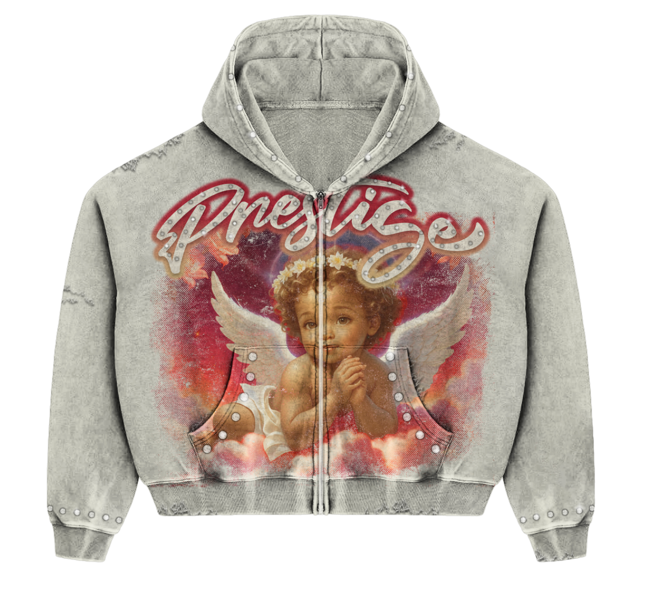 PRESTIGE ANGEL HOODIE RED