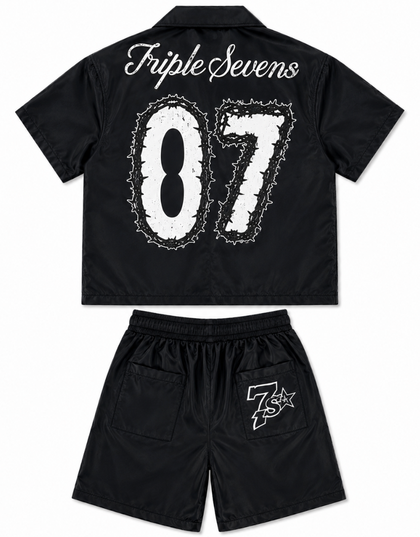 TRIPLE SEVEN NYLON SET BLACK