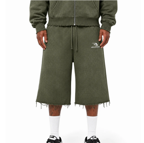 ABOMINABLE OLIVE SPRING SHORTS