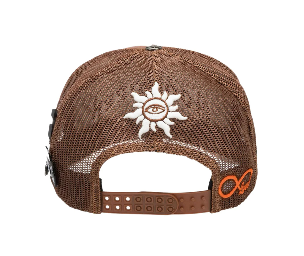 GODSPEED TRUCKER HAT BLACK TAUPE