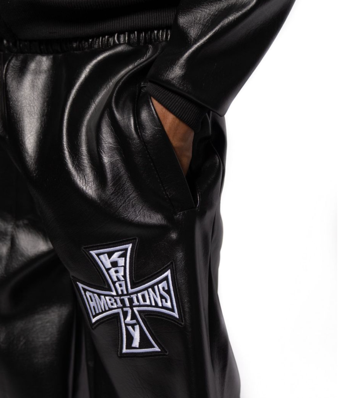 KZA RUNWAY LEATHER PANTS