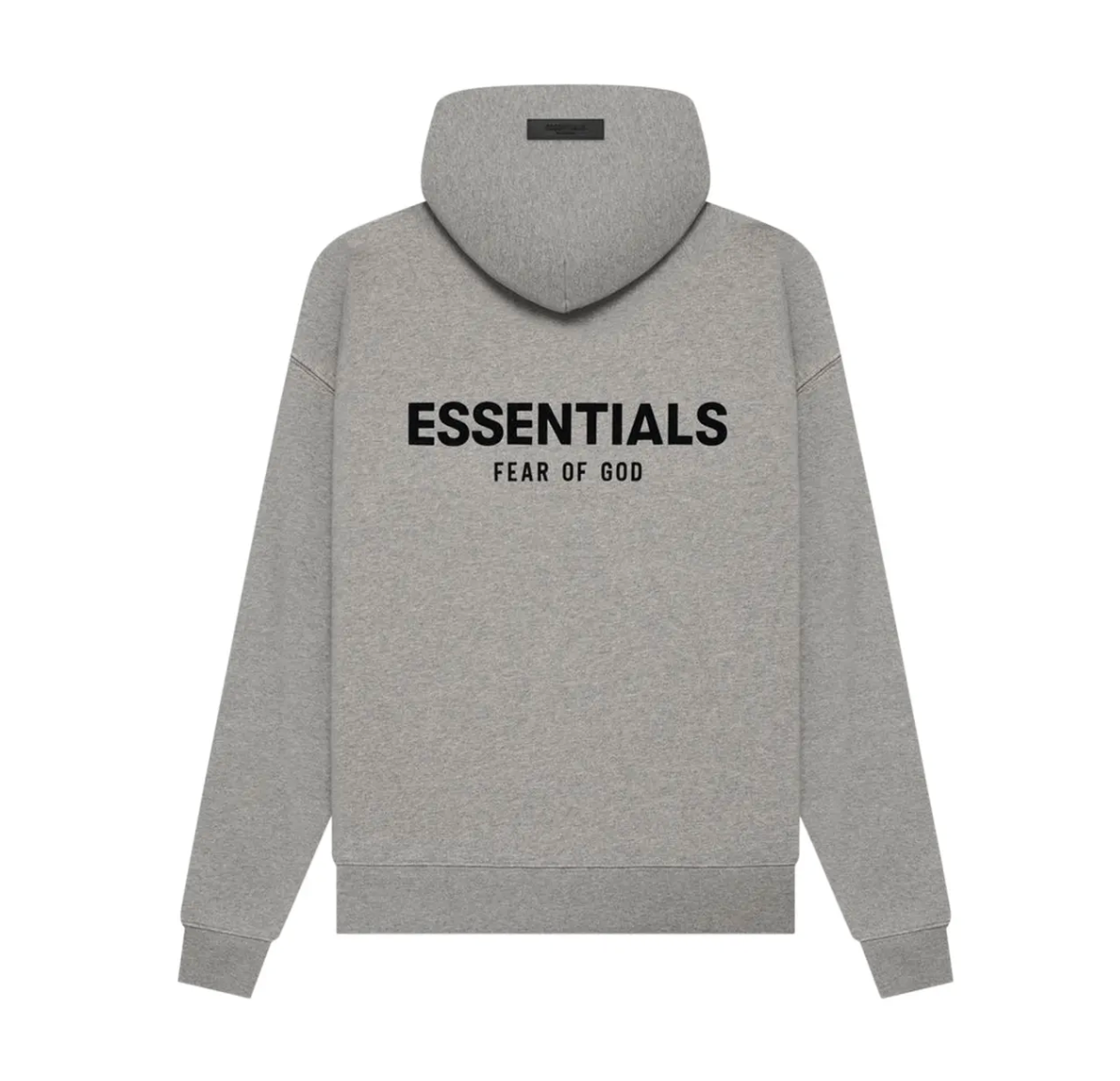 ESSENTIALS DARK OATMEAL HOODIE