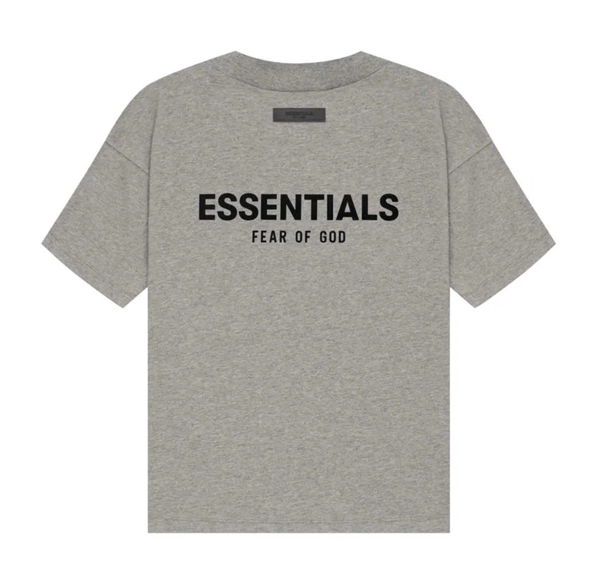 ESSENTIALS DARK OATMEAL TEE