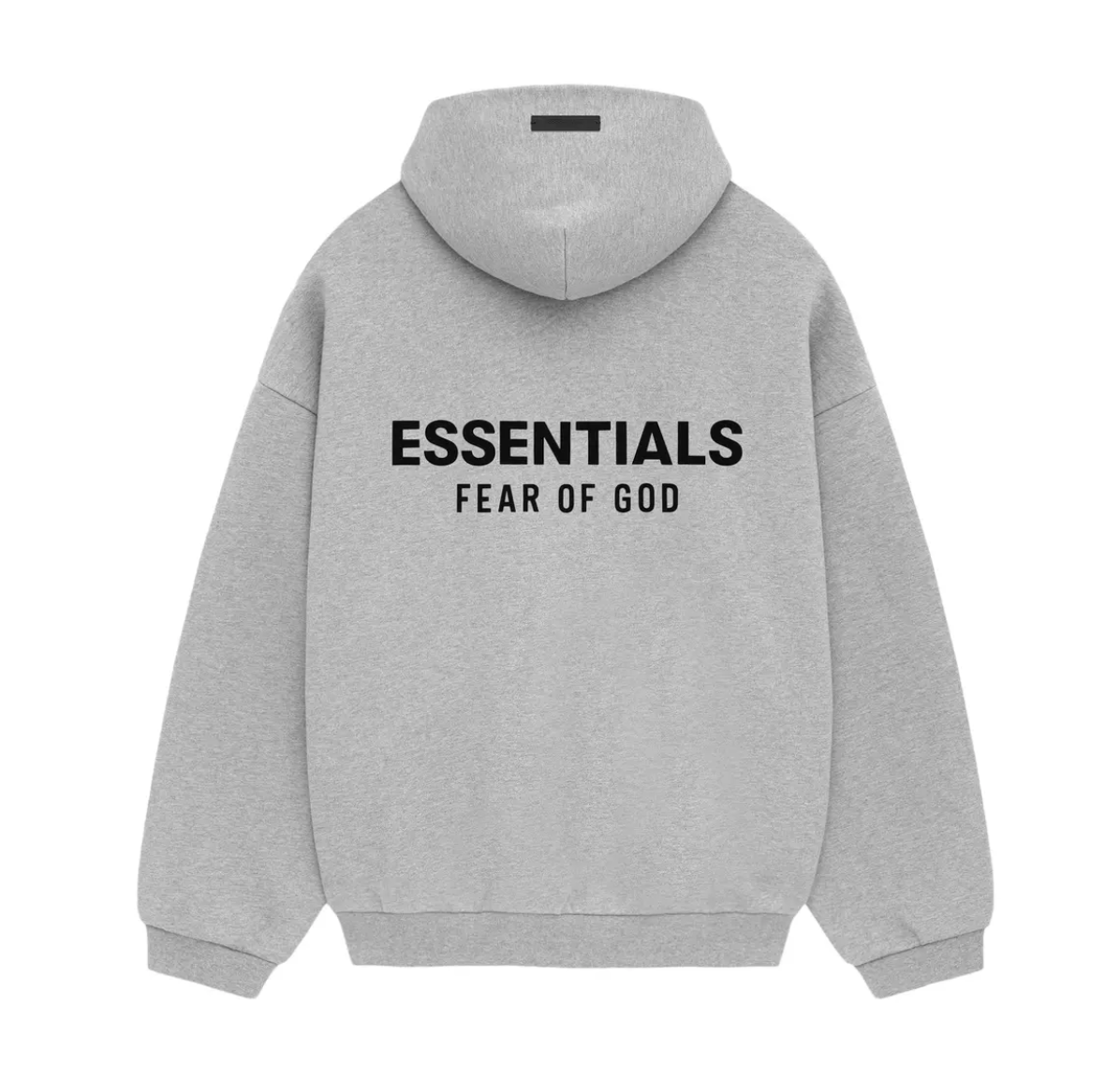 ESSENTIALS LIGHT HEATHER GREY HOODIE