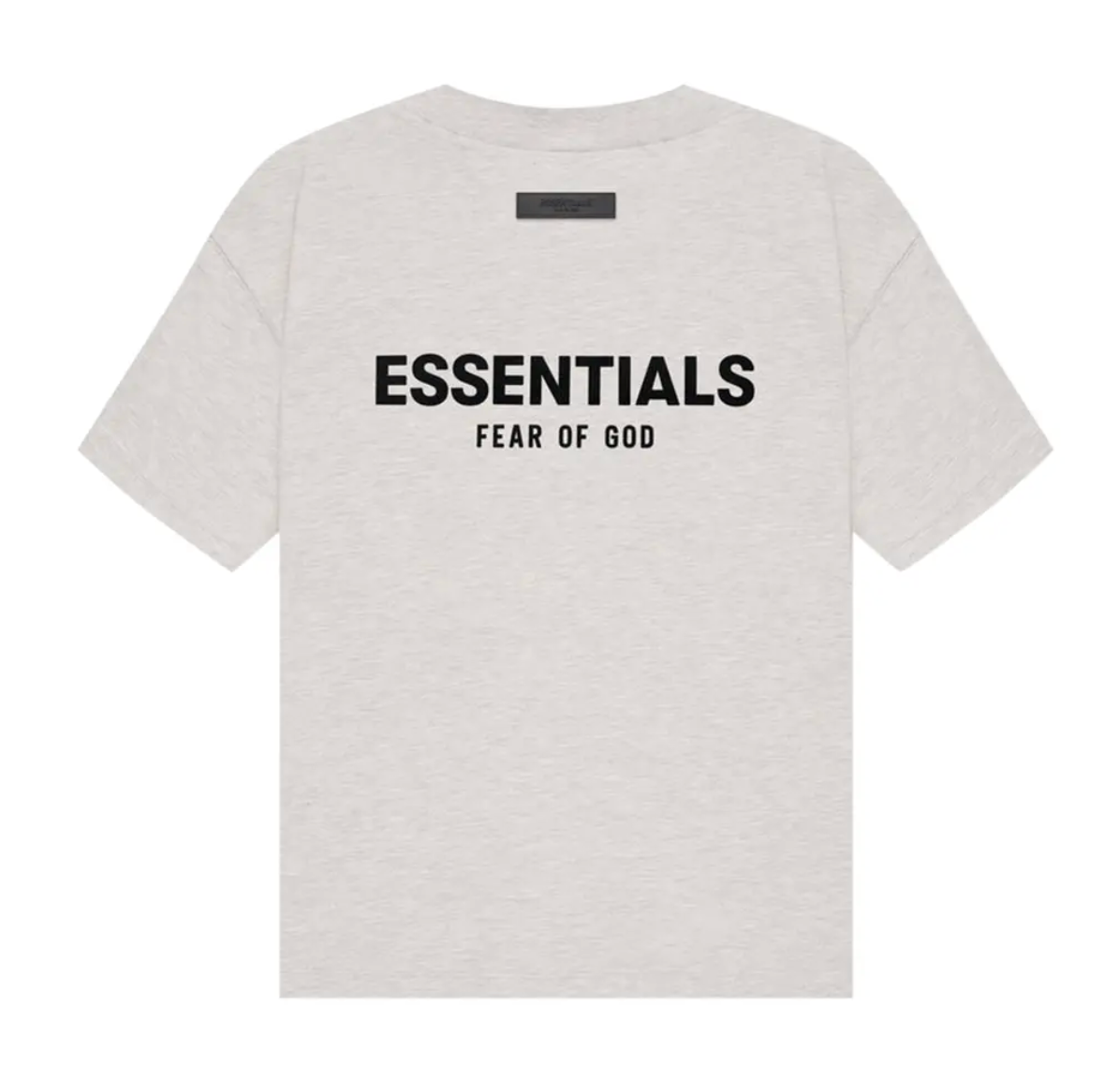 ESSENTIALS LIGHT OATMEAL TEE